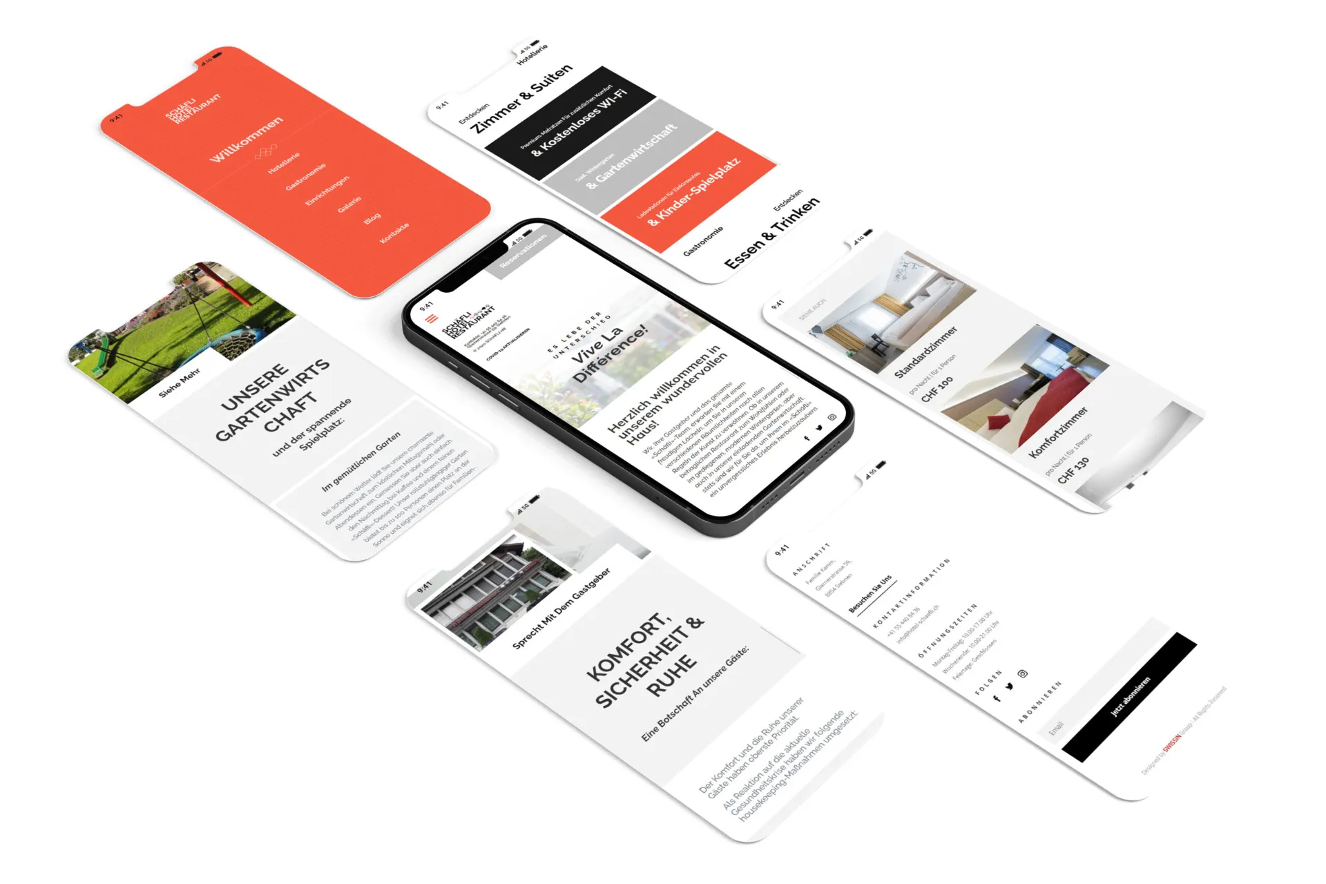 Hotel & restaurant, hospitality industry – Mobile set 2 Schaefli