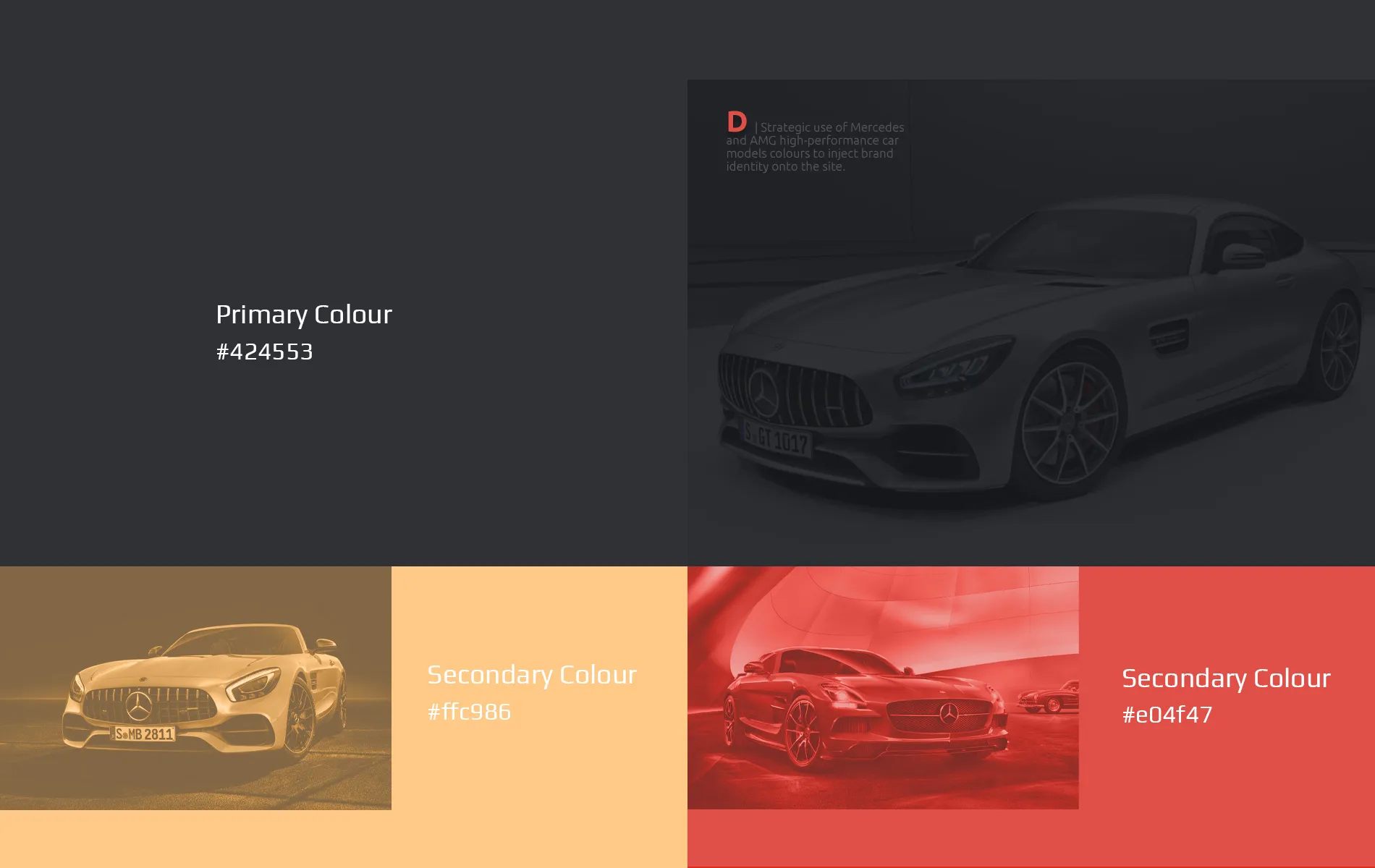 Mercedes-Benz service center, Moscow – Mercedes Colour Main Scheme