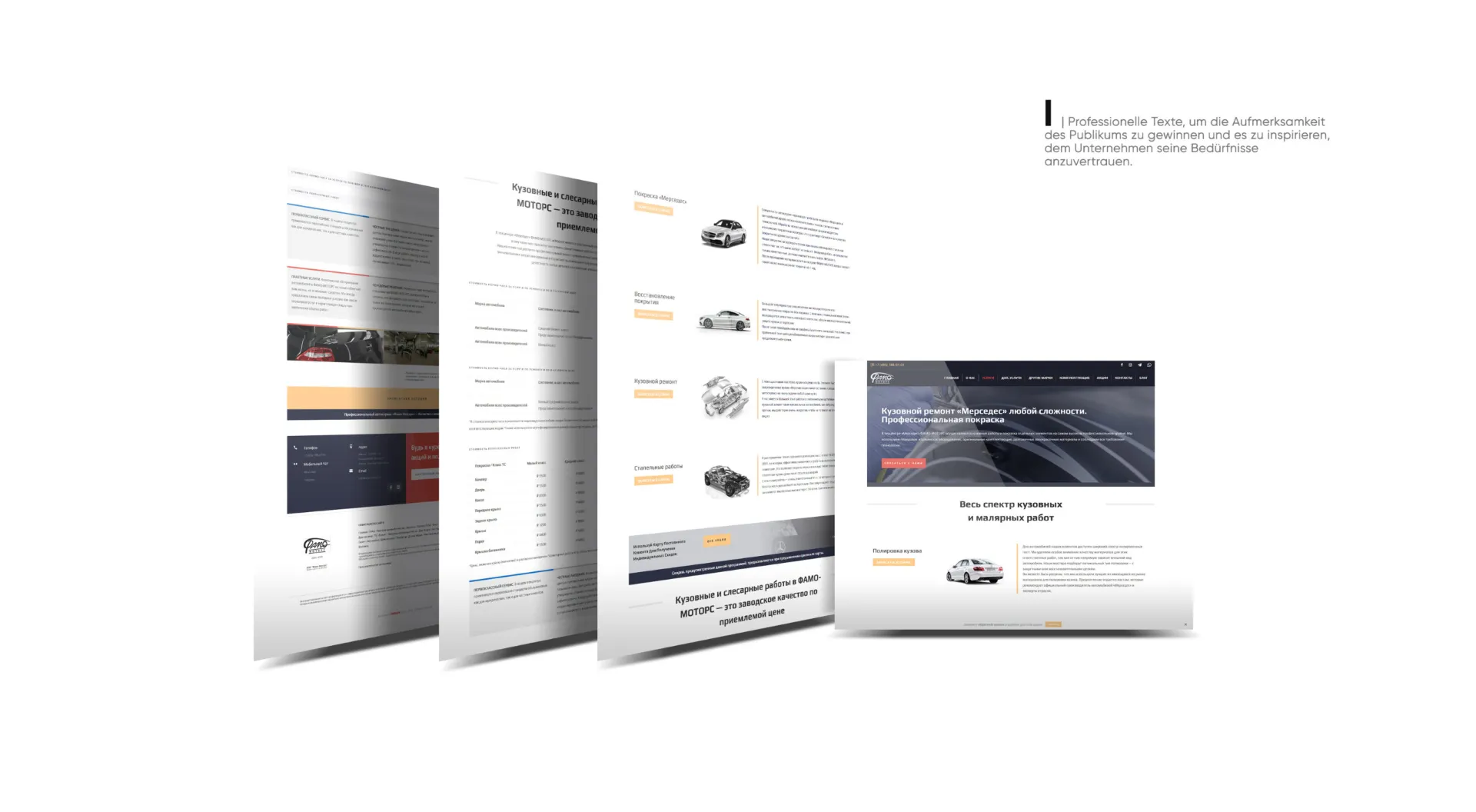 Mercedes-Benz Service-Center, Moskau – Mercedes Presentation